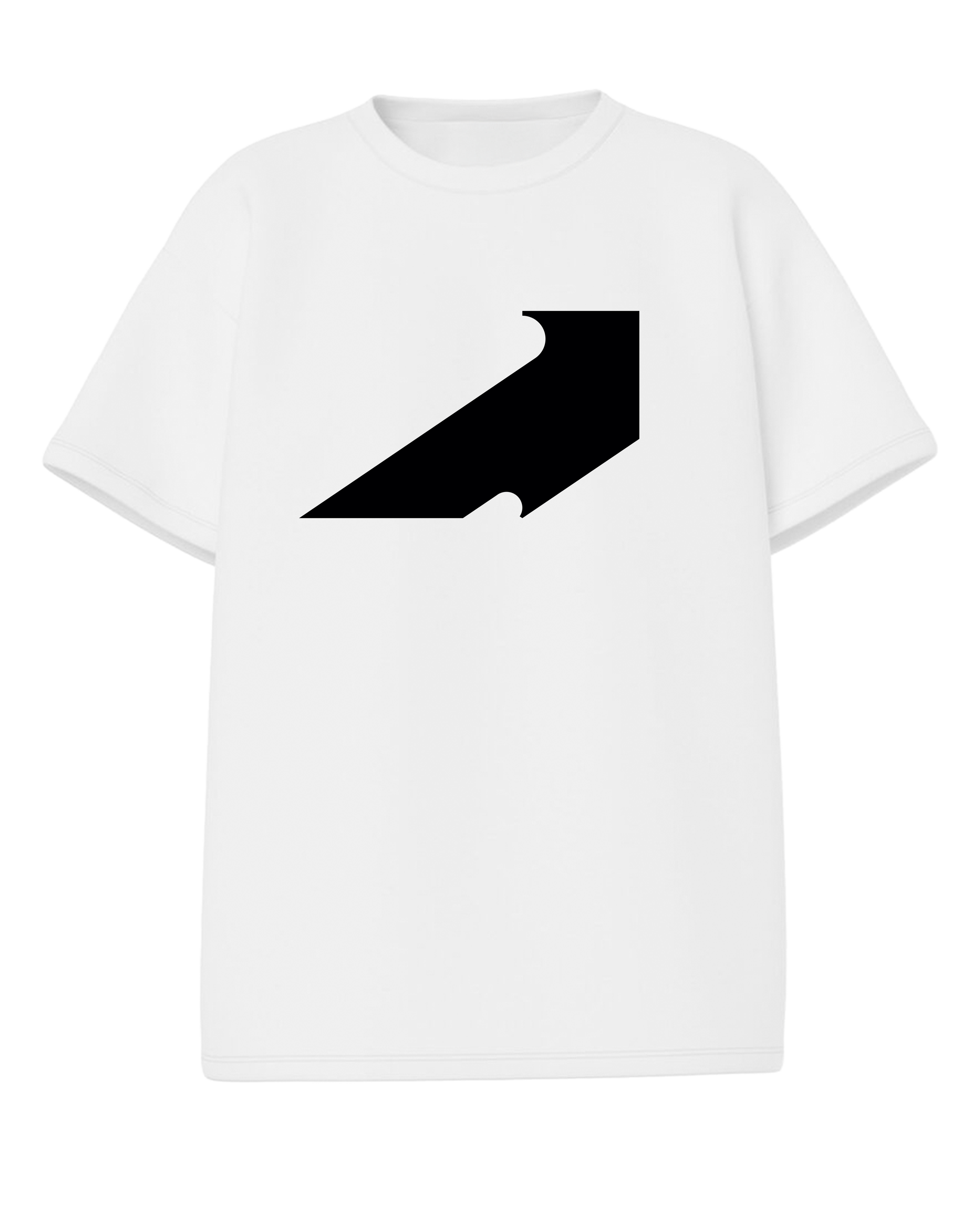 Raven Oversize T-Shirt Wit