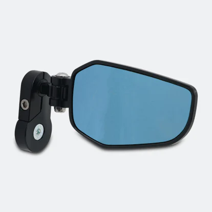 Specchietti Retrovisori Moto Area1 - CNC Alluminio, Omologati E - Per Manubrio, Compatibili Con Mondial E LS2 - Foto 5
