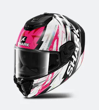 Shark Spartan RS Hibolt Full Face Helmet Chrome