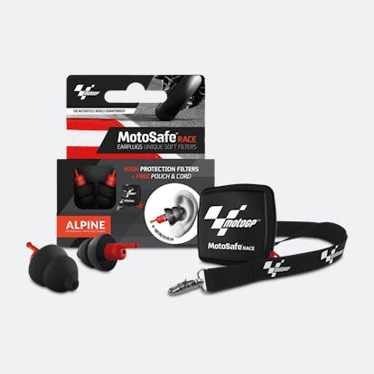 Bouchons d'Oreille Alpine MotoSafe Race - Édition MotoGP Noir-Rouge -  Garantie du prix le plus bas