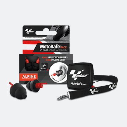 Hearing Protection Racing Earbuds Alpine MotoSafe Race MotoGP