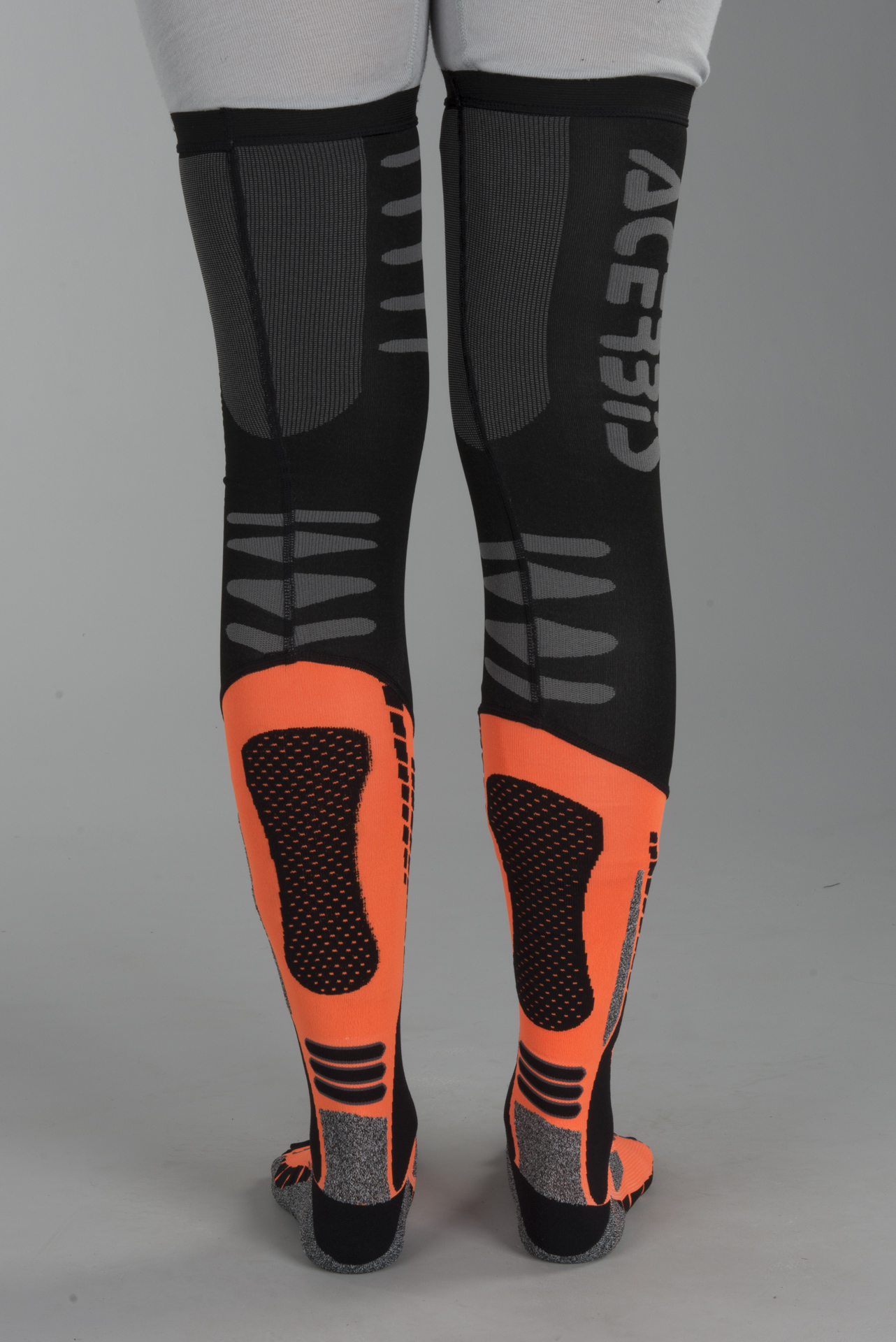 Calcetines Acerbis X-Leg Pro Negro-Naranja