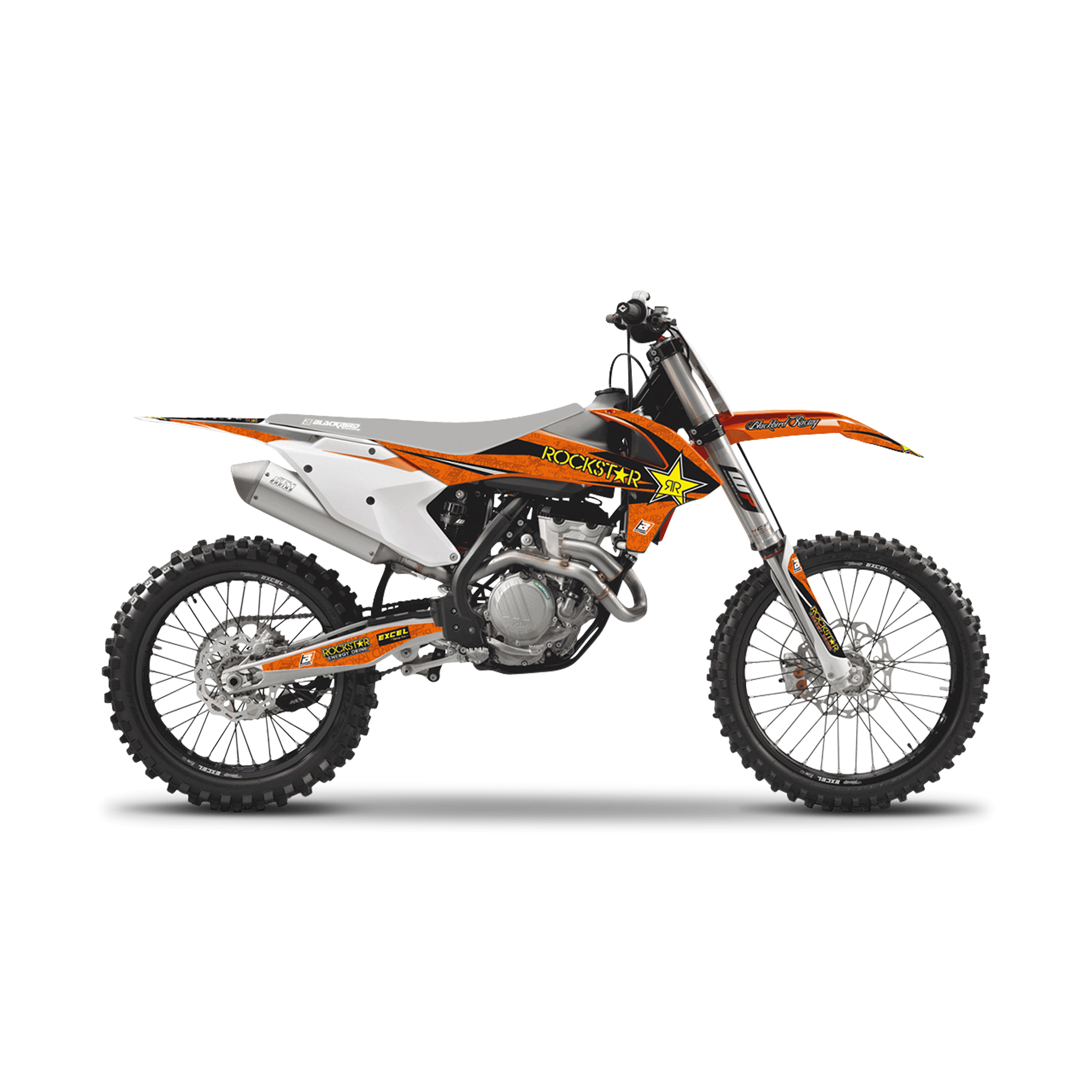 Juego de Adhesivos Blackbird Rockstar Energy