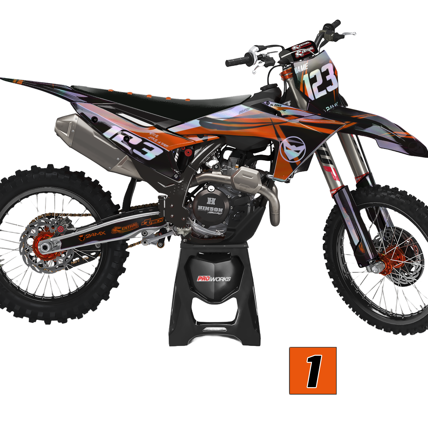 Kit De Adhesivos Personalizado 24MX Holo Shadow