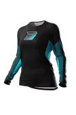 Zwart/turquoise