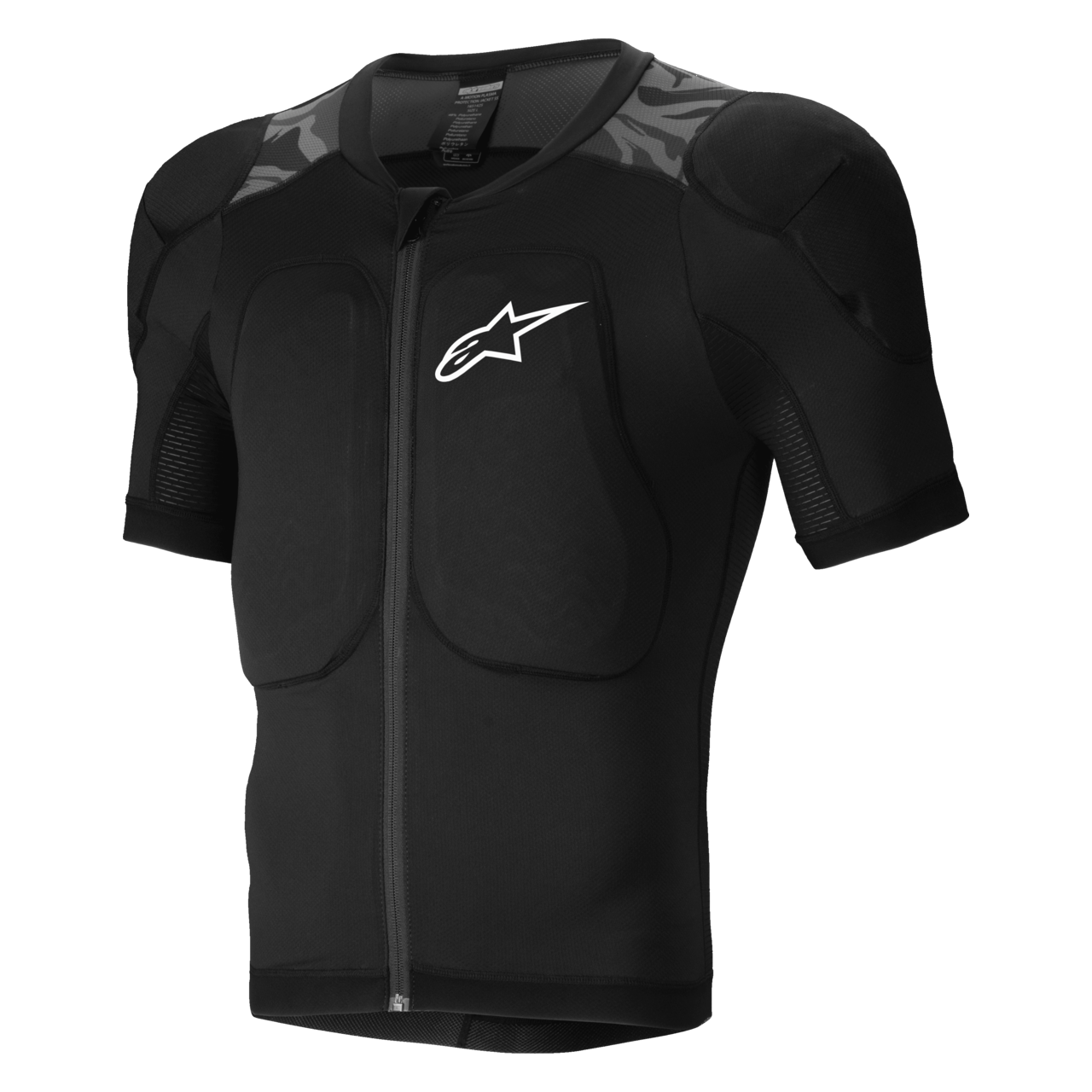 Mountainbike Bodyprotector Jas Alpinestars A-Motion Plasma Korte Mouwen