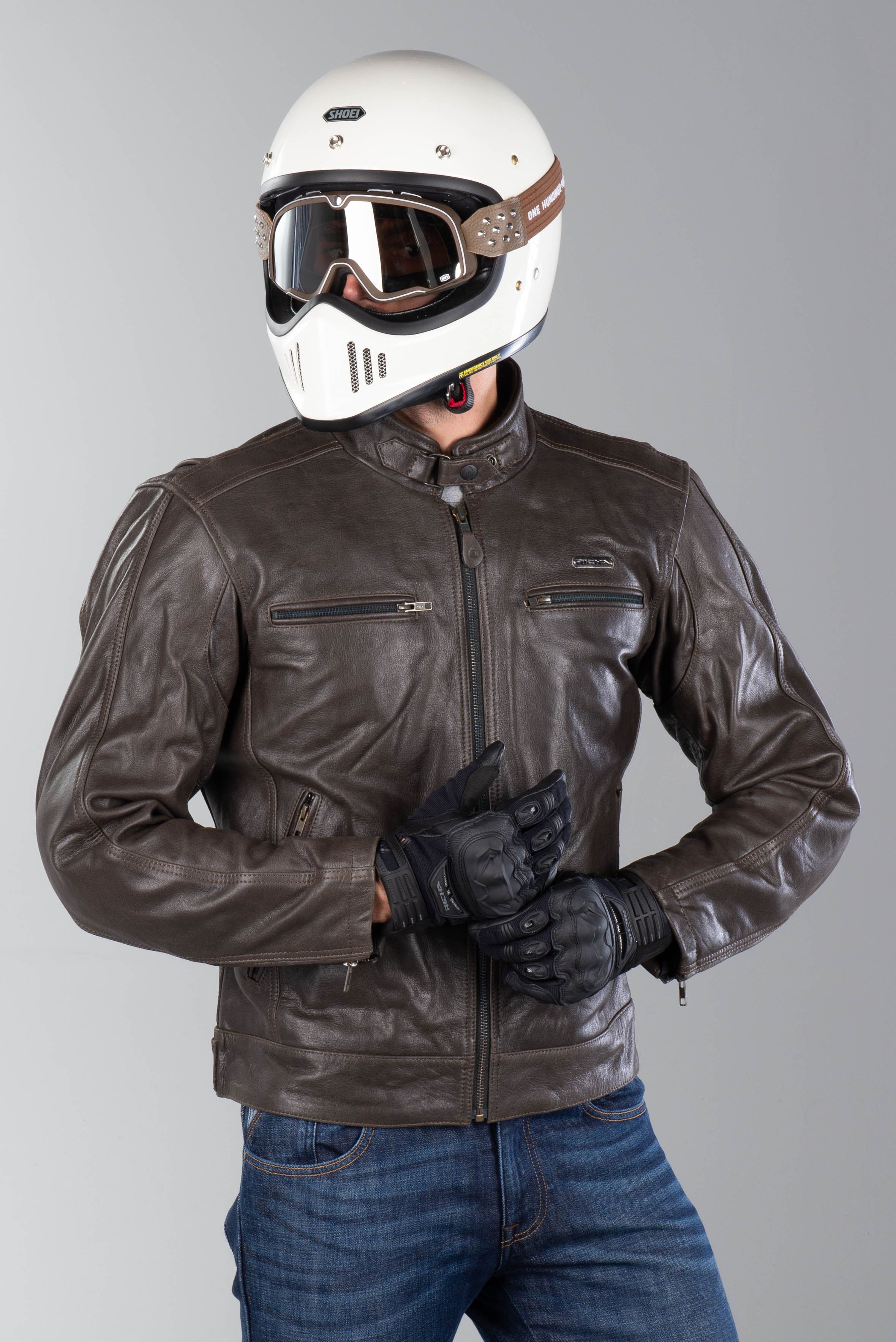 Jakke Richa Boston Brun Laveste prisgaranti XLmoto.no MC Jakke Richa Detroit Cognac Laveste prisgaranti XLmoto.no
