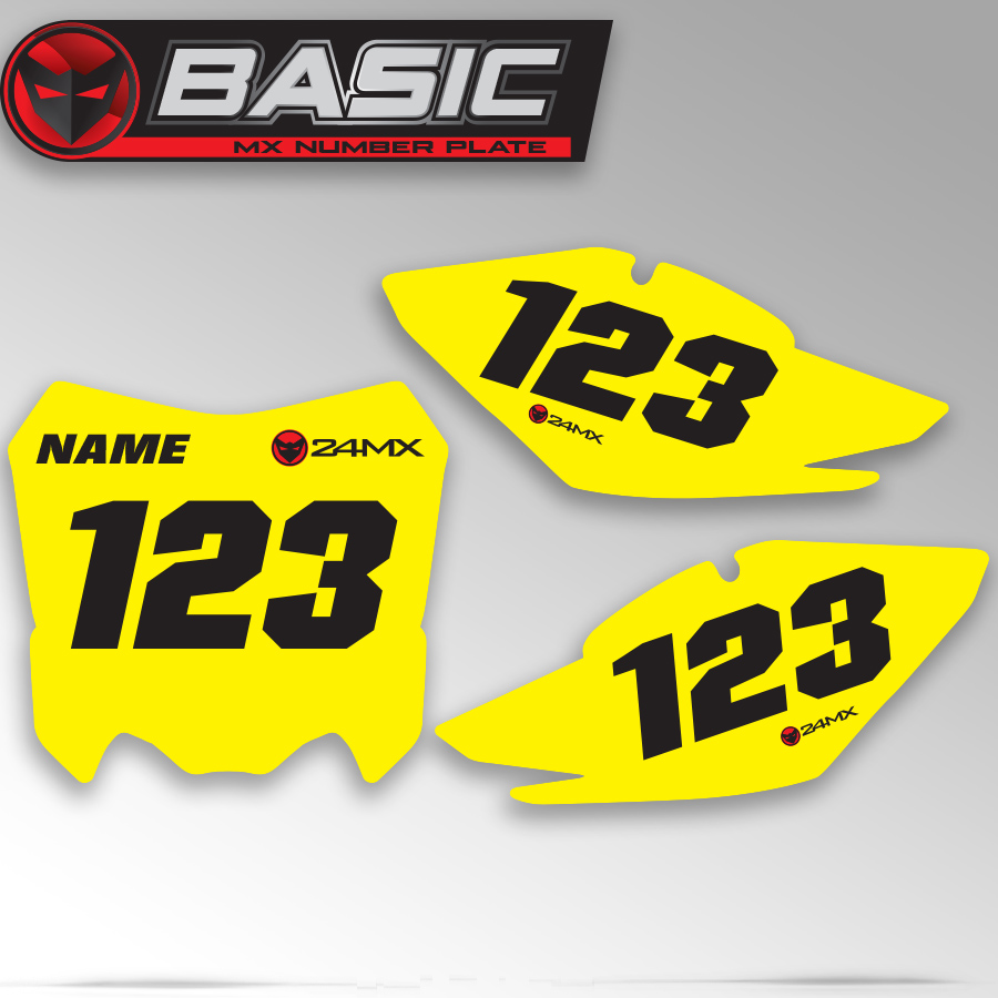 Nummerplaatstickers Basic