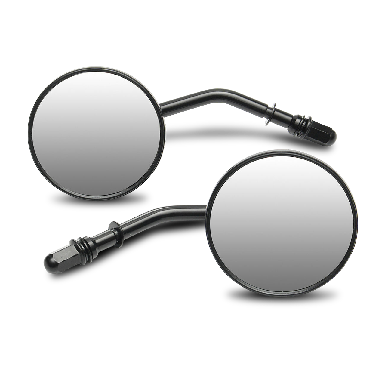CustomAcces Dallas H-D Rear View Mirrors Black