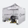 Gazebo XLMOTO Easy-Up con Pareti Nero