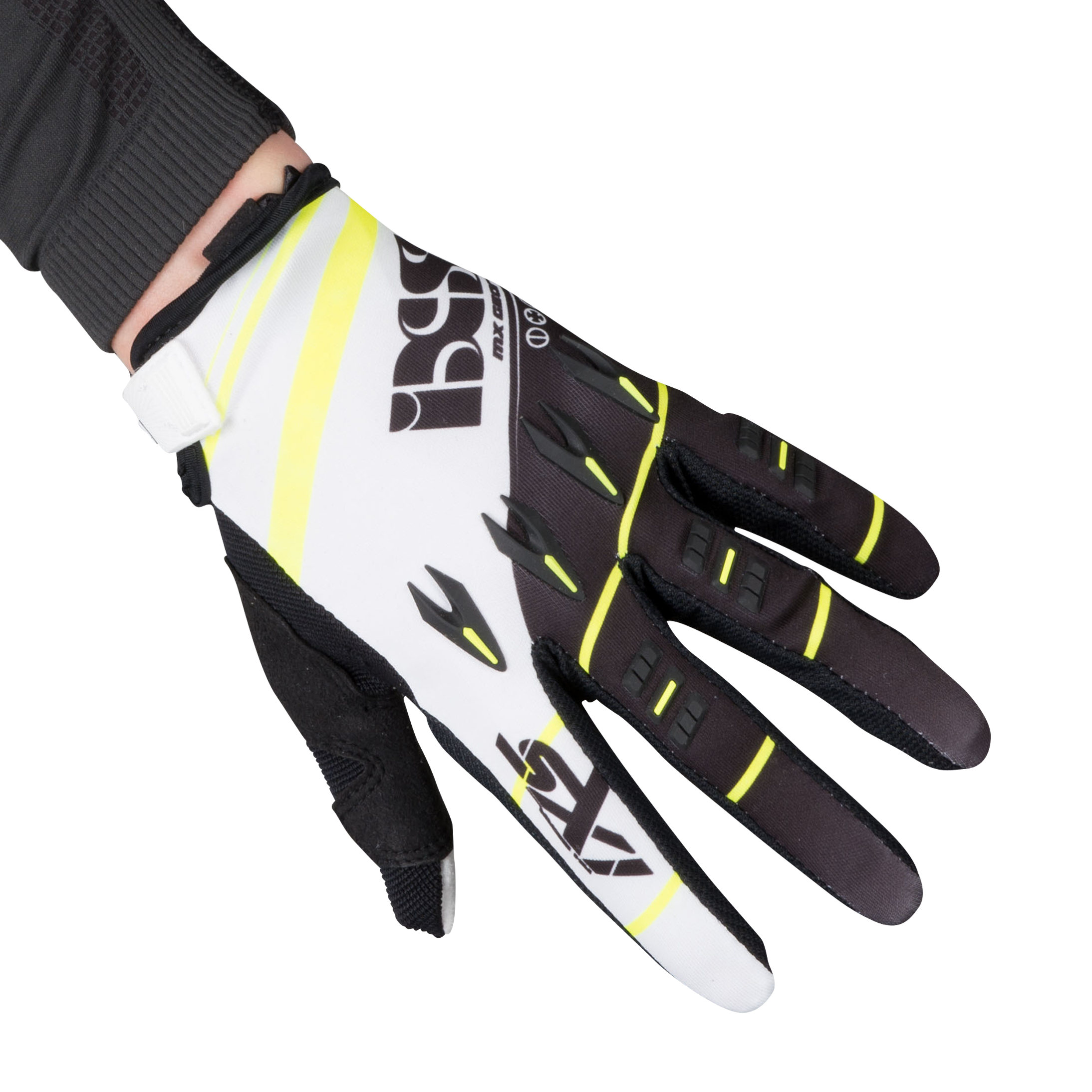 black and yellow youth batting gloves