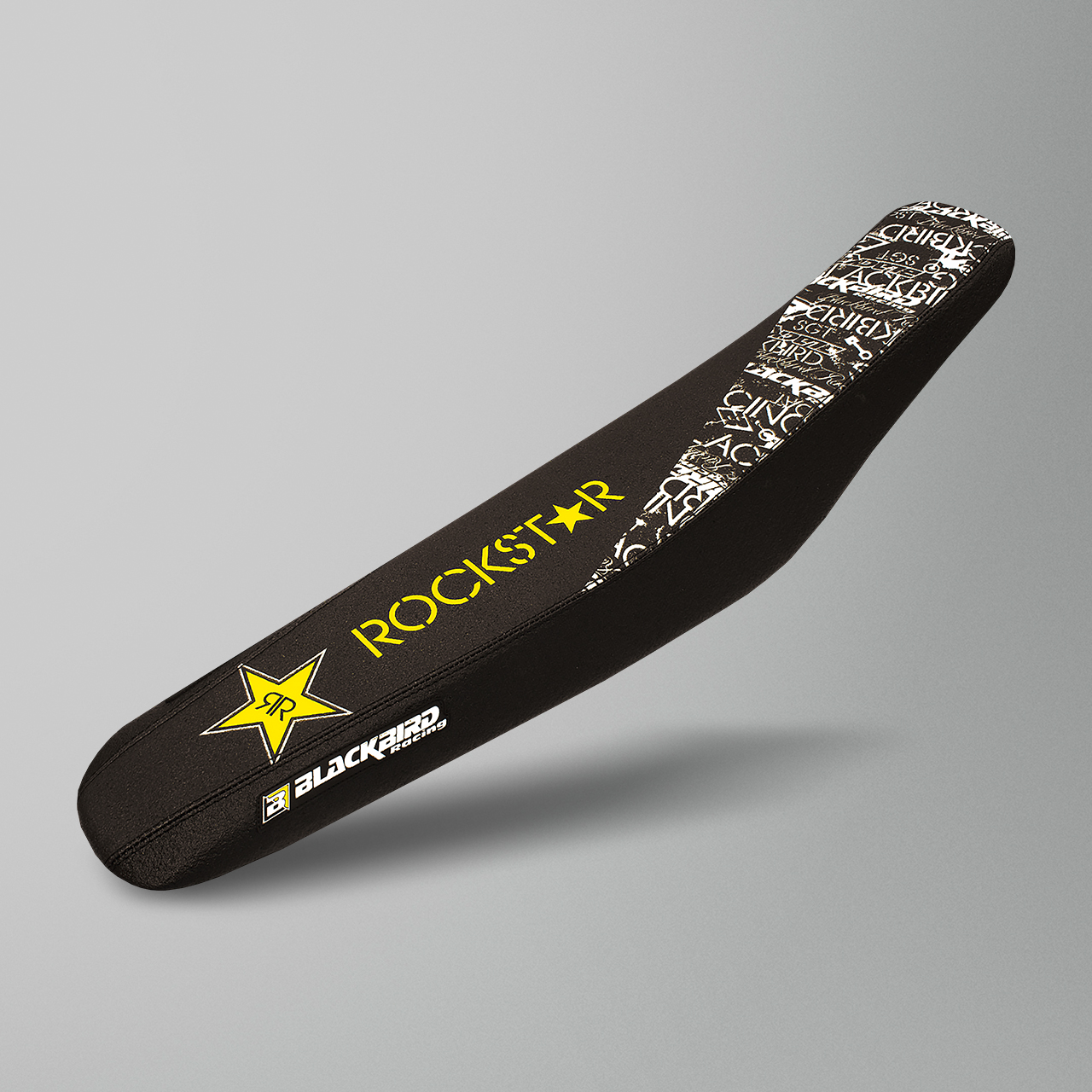 Blackbird Rockstar Energy Complete Decal Kit with Seat Cover White-Blue-Black