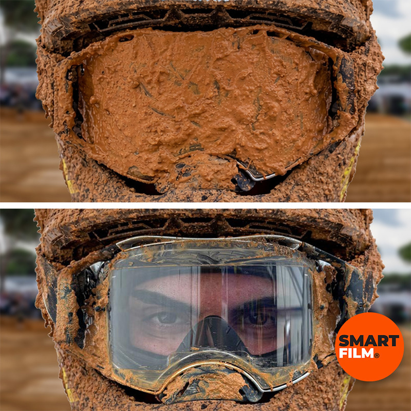 RFX Pro Series SmartFilm® Hydrophobic Adhesive Goggle Lens Film