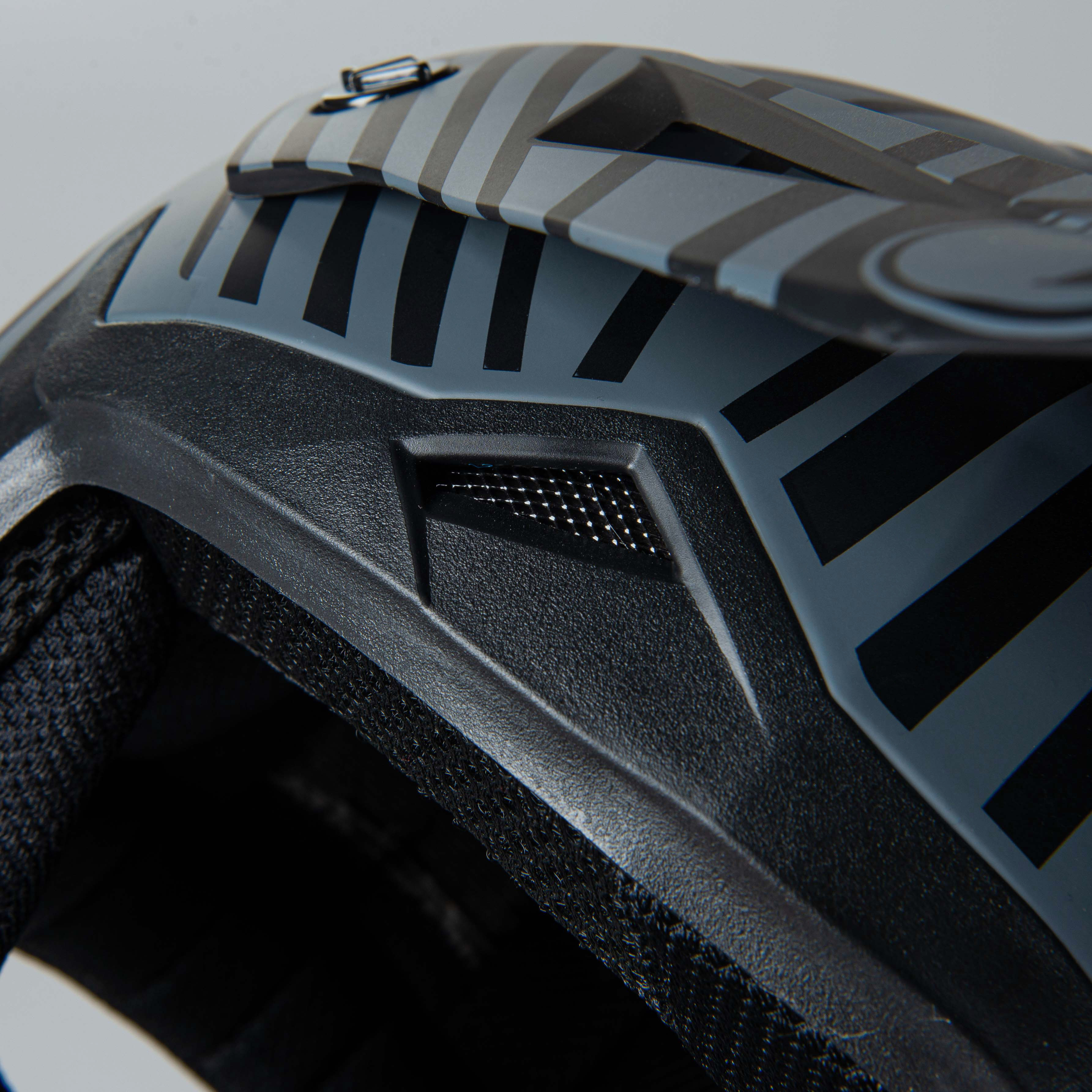 Raven Airborne Stripe MX Helmet BlackGray Now 19 Savings 24mx.co.uk