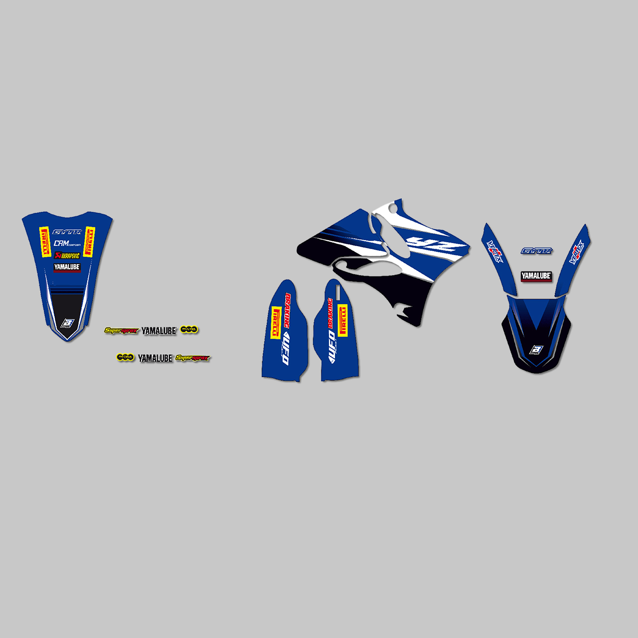 Blackbird Sticker Kit Replica Factory Racing 2017