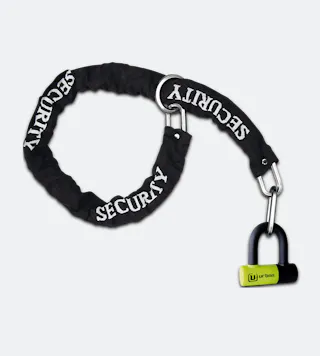 Cadeado Mini U URBAN UR59 + Corrente Loop 10 mm x 120 cm