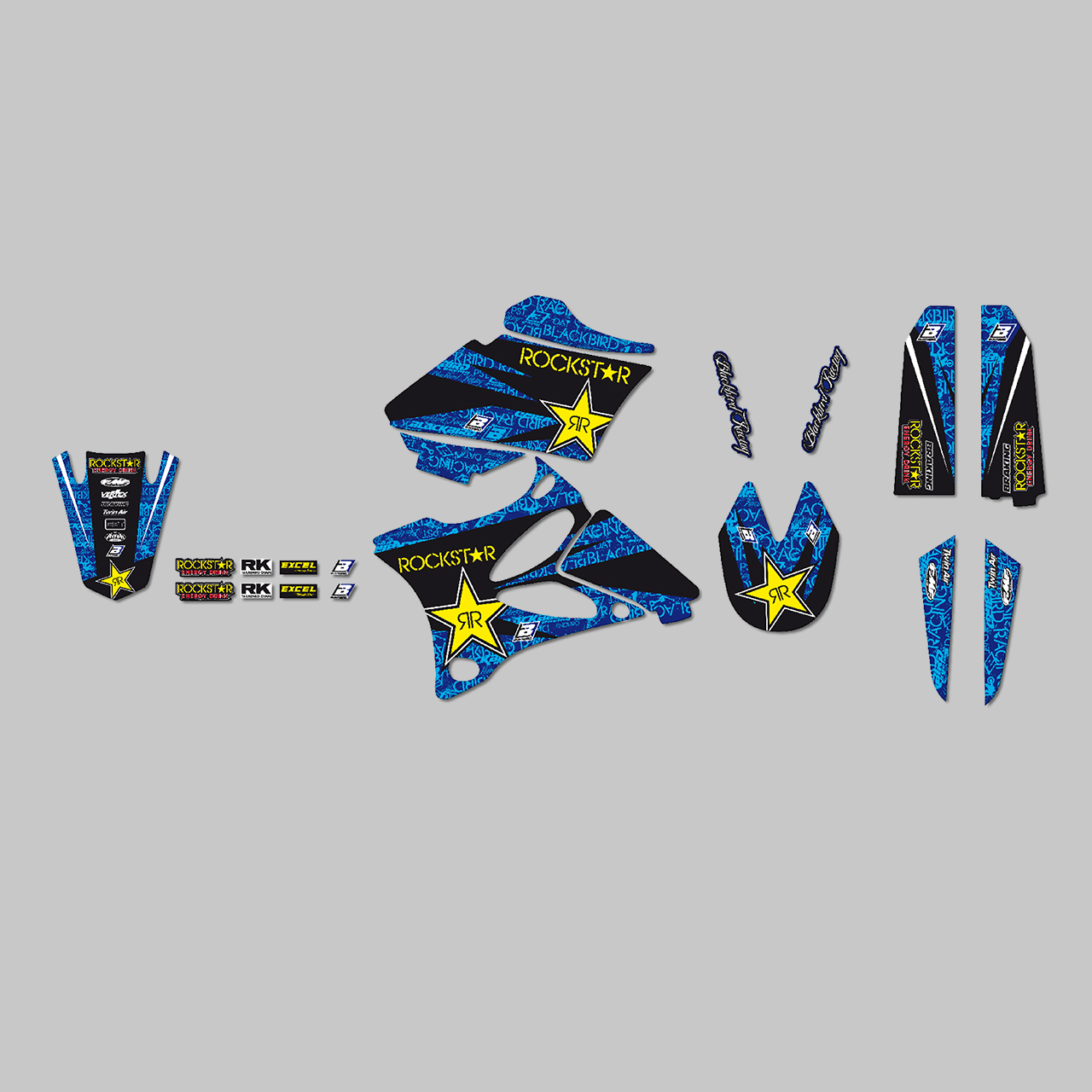 Blackbird Rockstar Energy Decal Kit