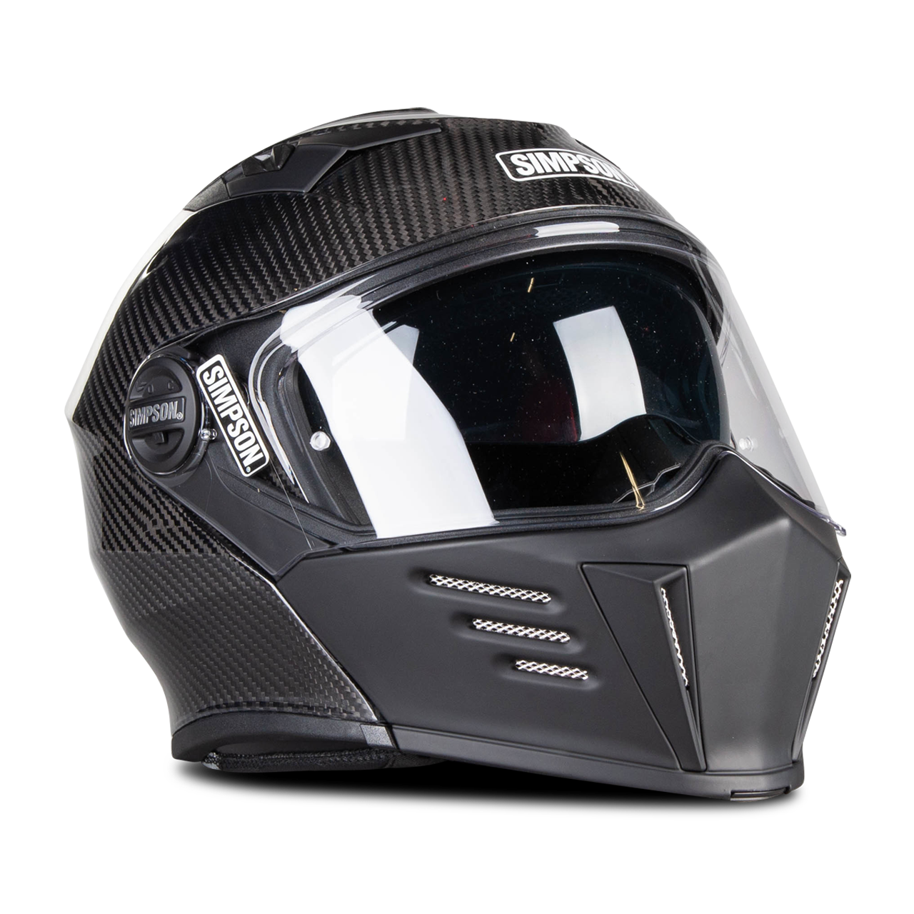 セキュリティ・セーフティ SIMPSON Venom Helmet SOLID MATT BLACK Simpson Darksome Solid (ECE-22.06) - Matt Black