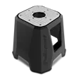 POLISPORT Statief 420mm zwart/grijs rubber