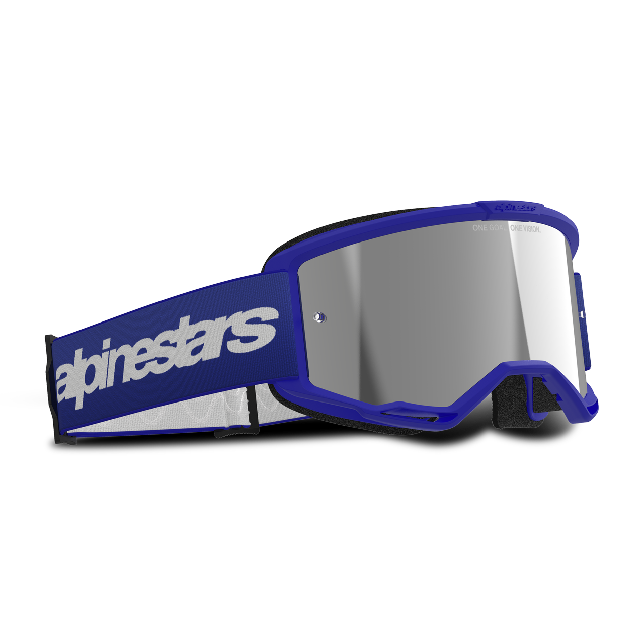 Crossbril Alpinestars Vision 3 Wordmark Gespiegeld