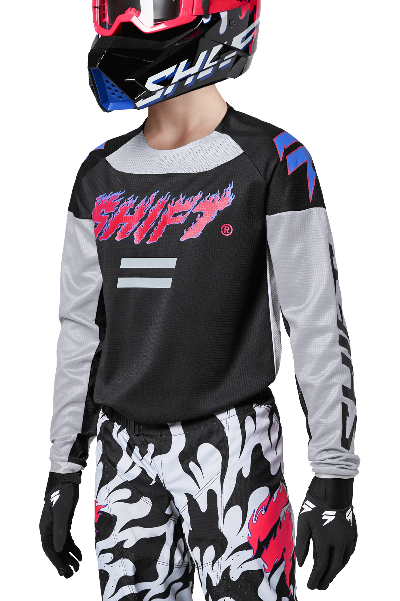 Shift White Label Flank Youth MX Jersey