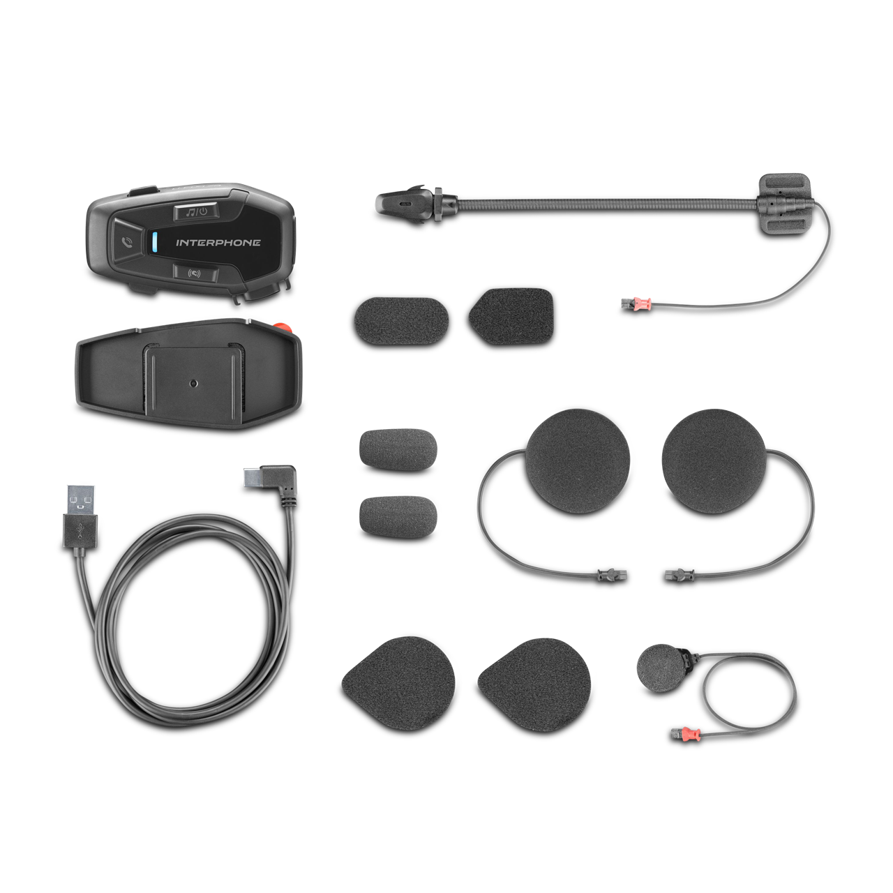Interphone U-Com 7R Intercom System Black