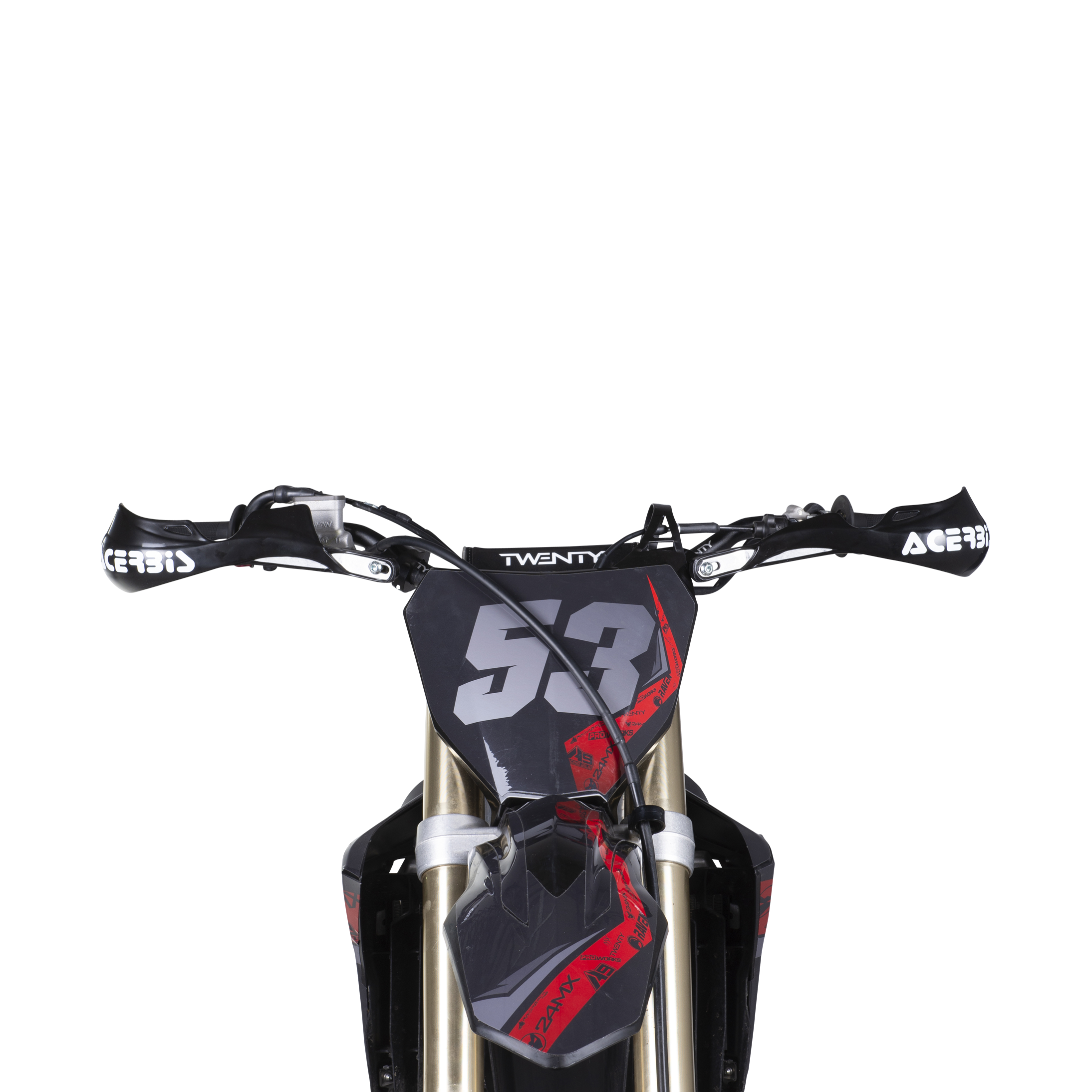 GOOFIT reemplazo paramanos Moto Enduro 22mm Universal Aluminio Acerbis  Motocross Protecciones reemplazo reemplazo para Pit Bike ATV Quad Scooter