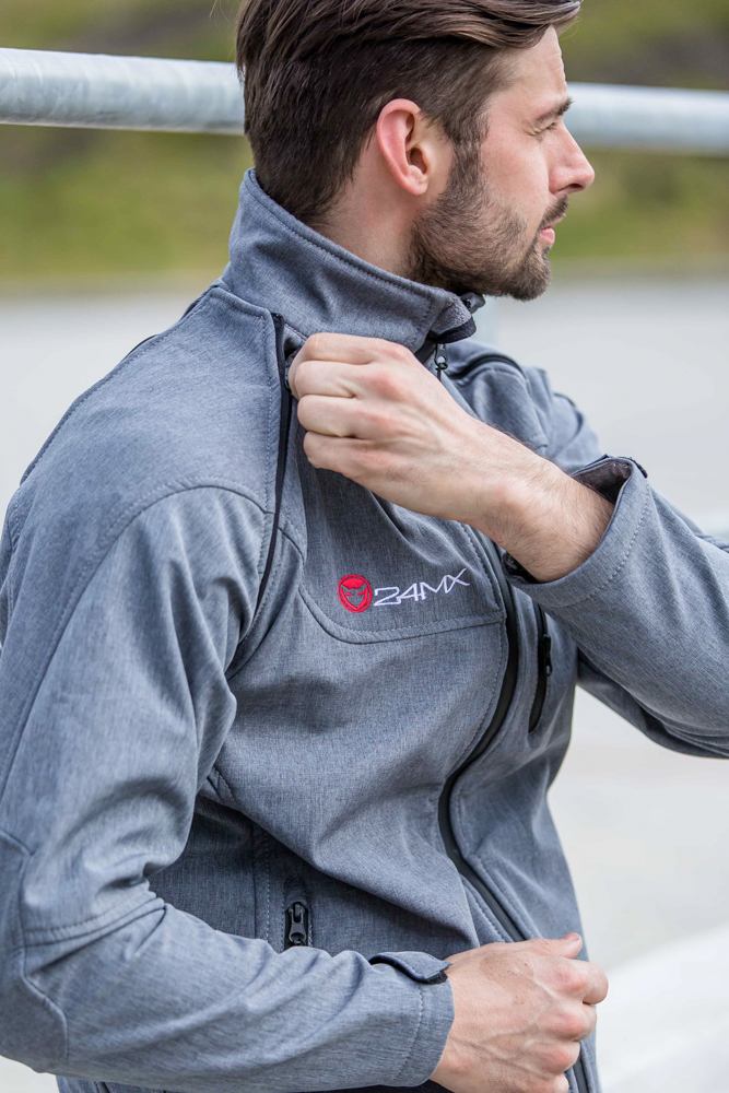 Softshell Jas met Afneembare Mouwen 24MX Team