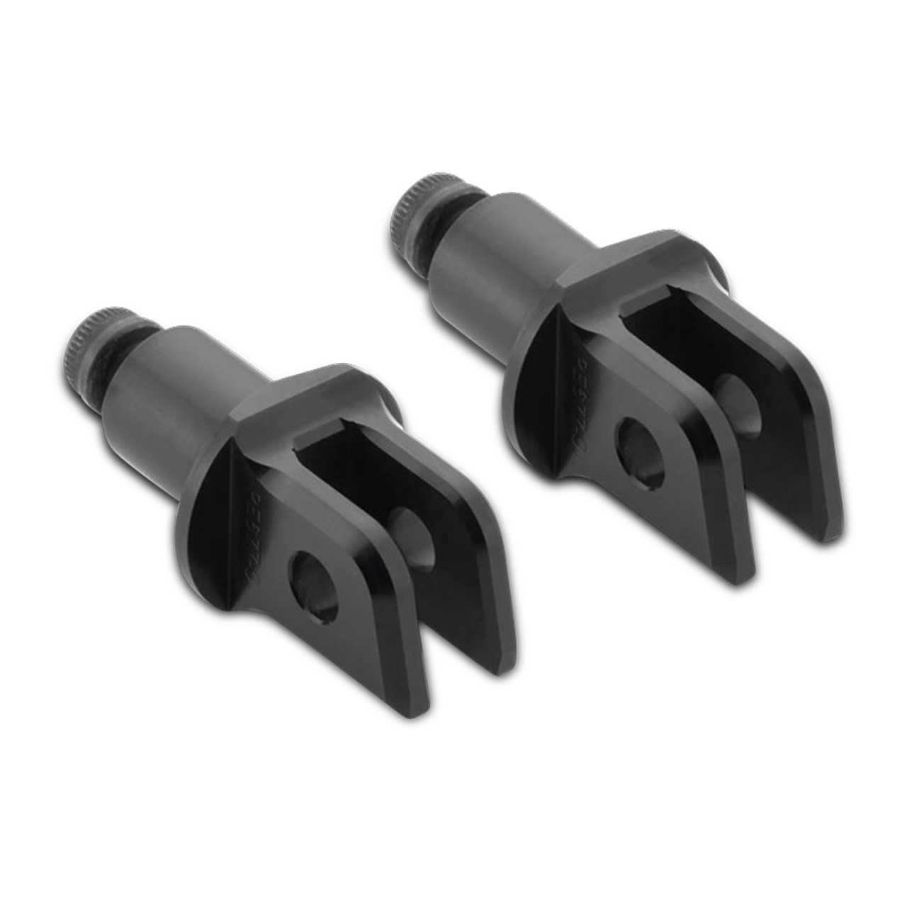 Montageset voor Voetsteunen Rizoma Zwart 18 mm