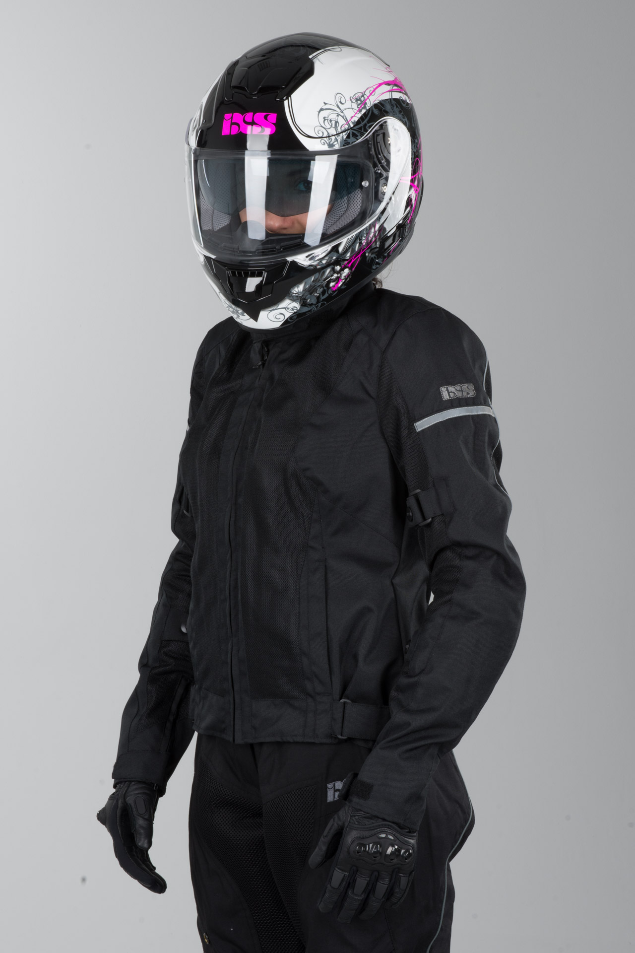 Jacke IXS Alva Schwarz Damen Jetzt 53% Ersparnis iXS Alva Motorradjacke (Damen schwarz) iXS
