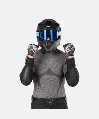 Elleboogbeschermers Leatt 3DF 6.0 Zwart
