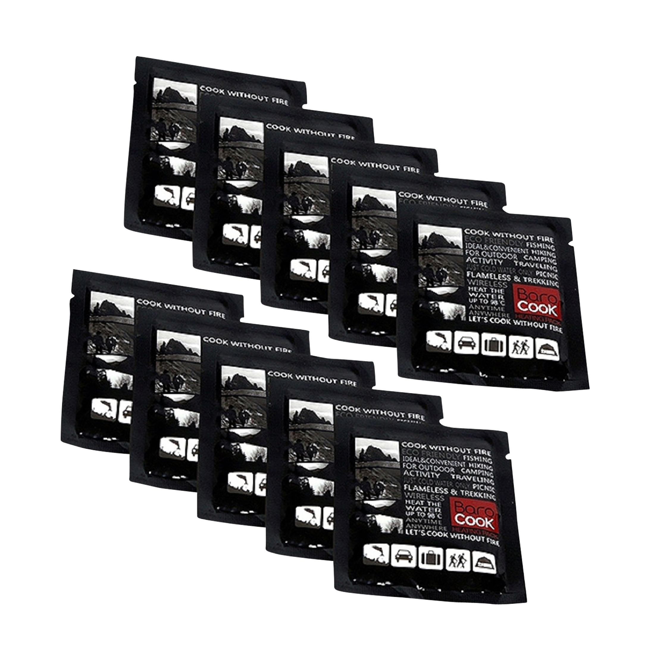Navulling Verwarmingspack Barocook Broodtrommel 50g 10-Pack