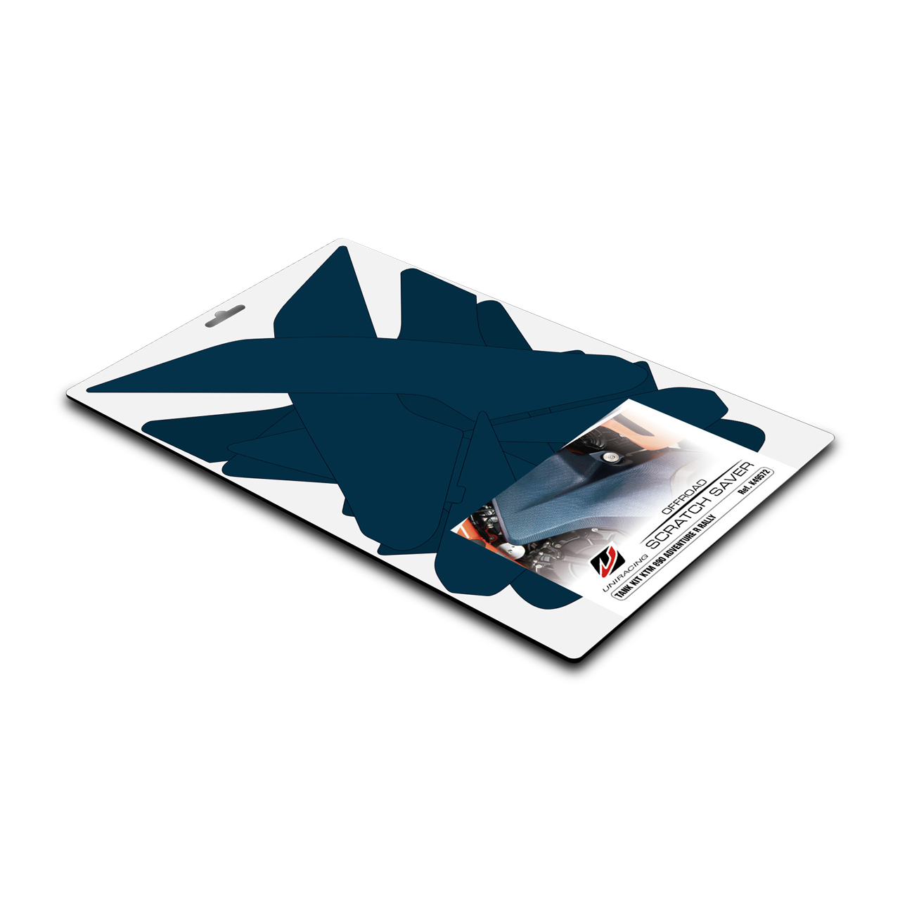 Stickerset Uniracing Protection Blauw Tankset Blauw