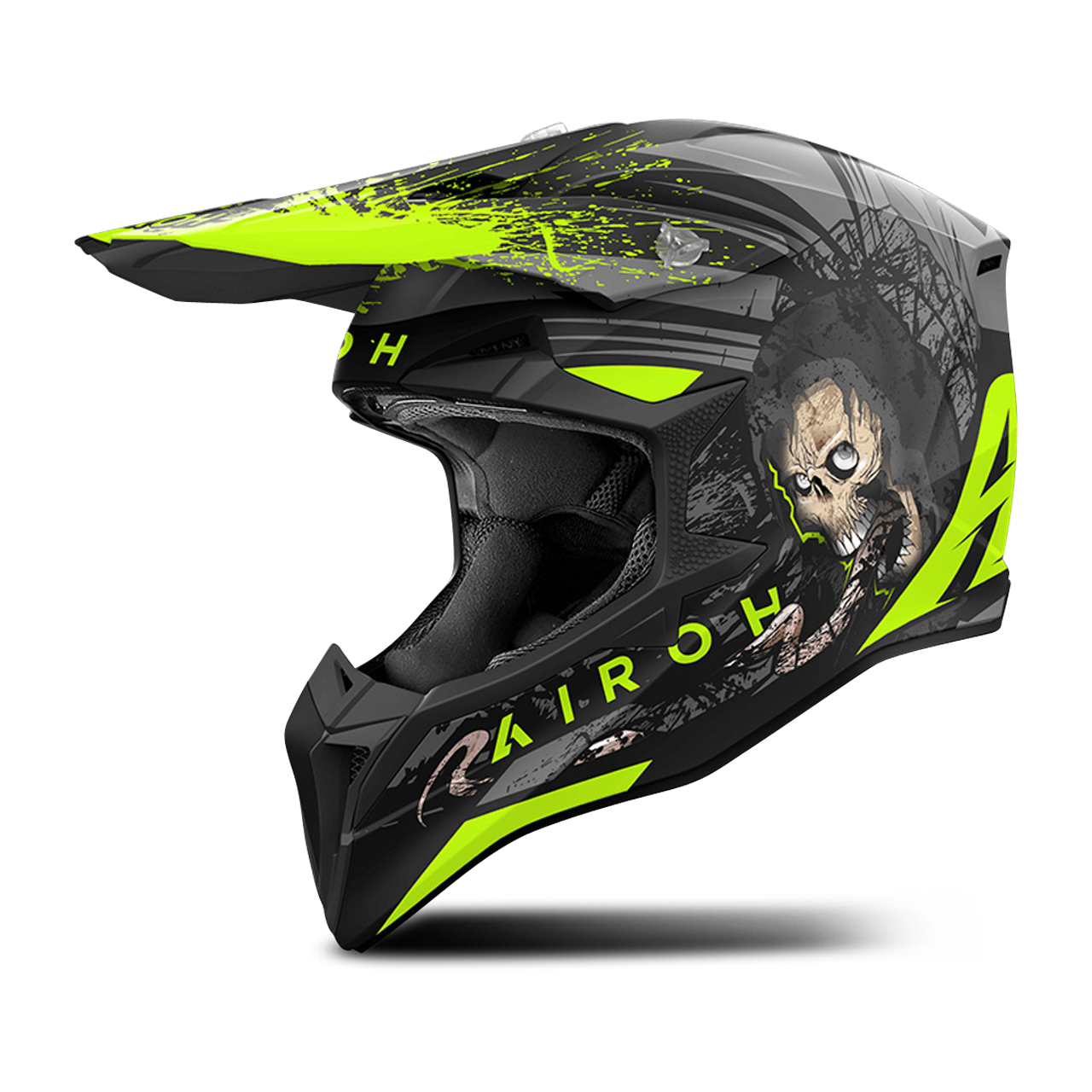 Airoh Wraaap Darkness MX Helmet | 24mx