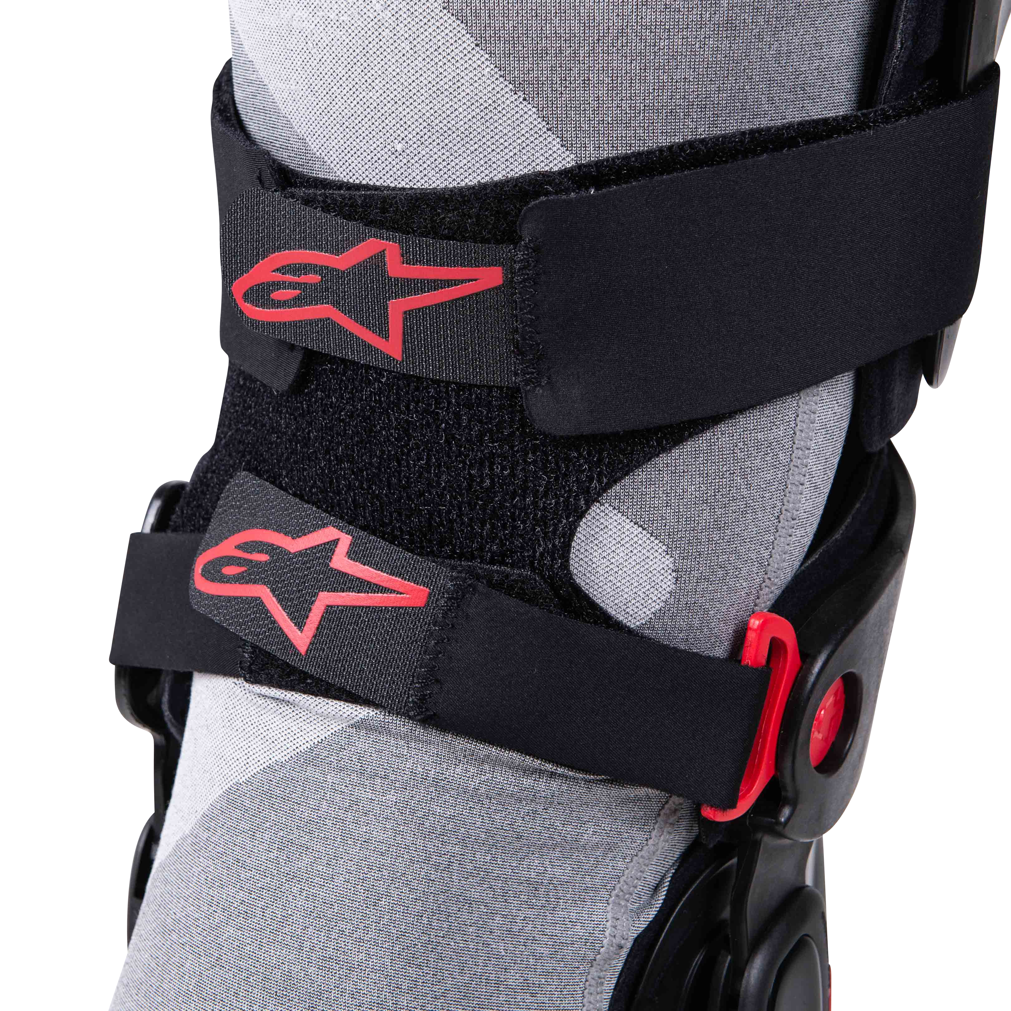 Rodilleras Alpinestars Fluid Pro Negro-Rojo