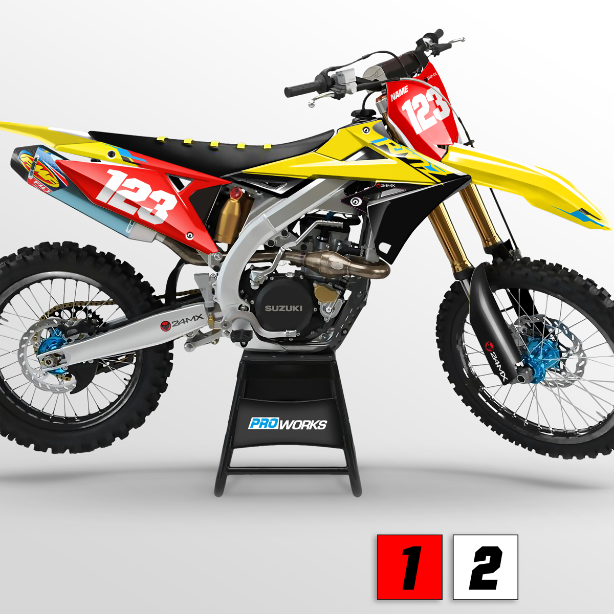 24MX 2021 Decal Kit with Name & Number