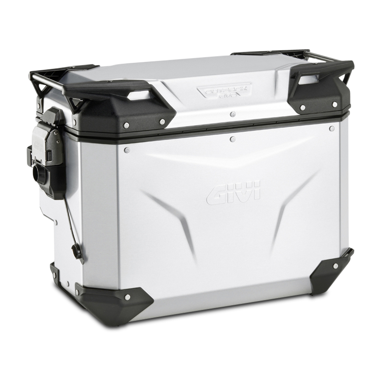 Givi Trekker Outback EVO Anodized Aluminum Cut Out Side Case
