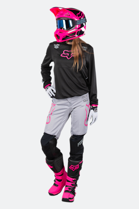 FOX 180 Mata Women´s Clothing Black-Pink Dirt price! | 24MX