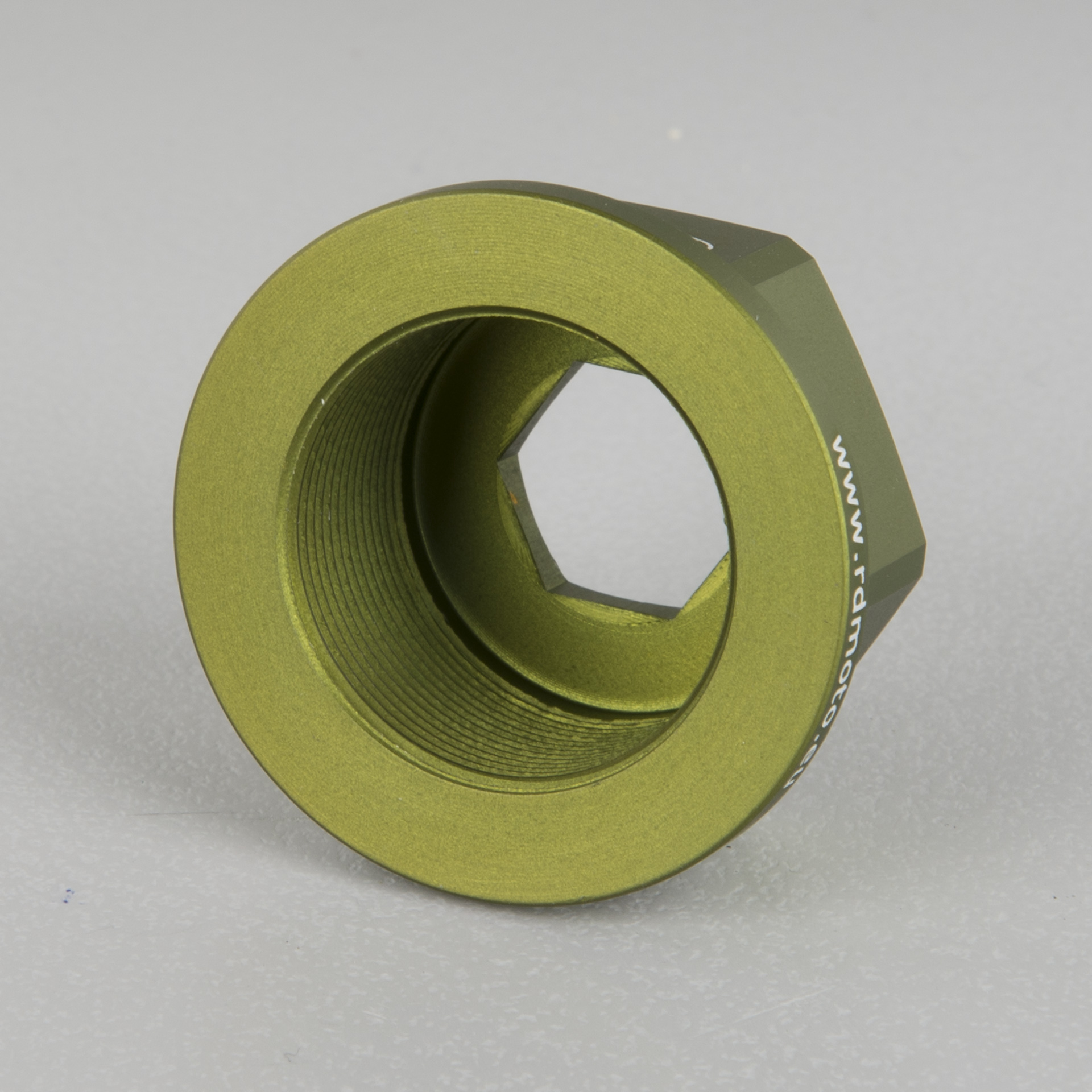 RDMOTO Steering Stem Nut Green