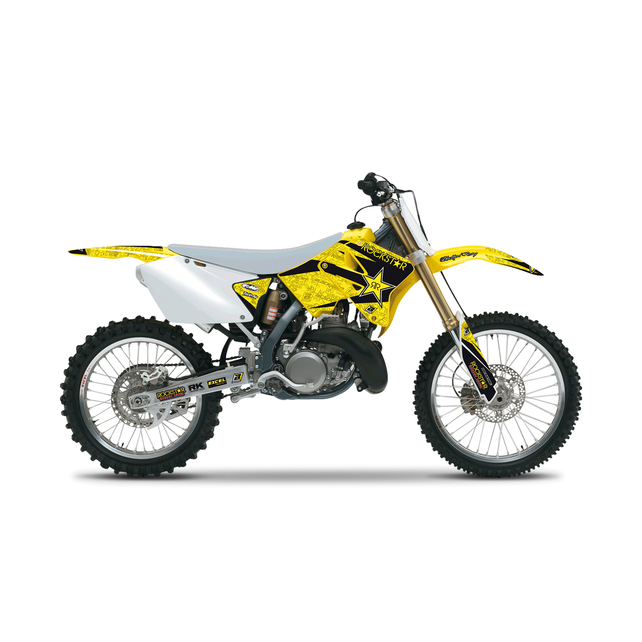 Juego de Adhesivos Blackbird Rockstar Energy