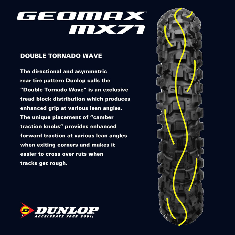 Neumático Delantero Dunlop Geomax MX71 21"