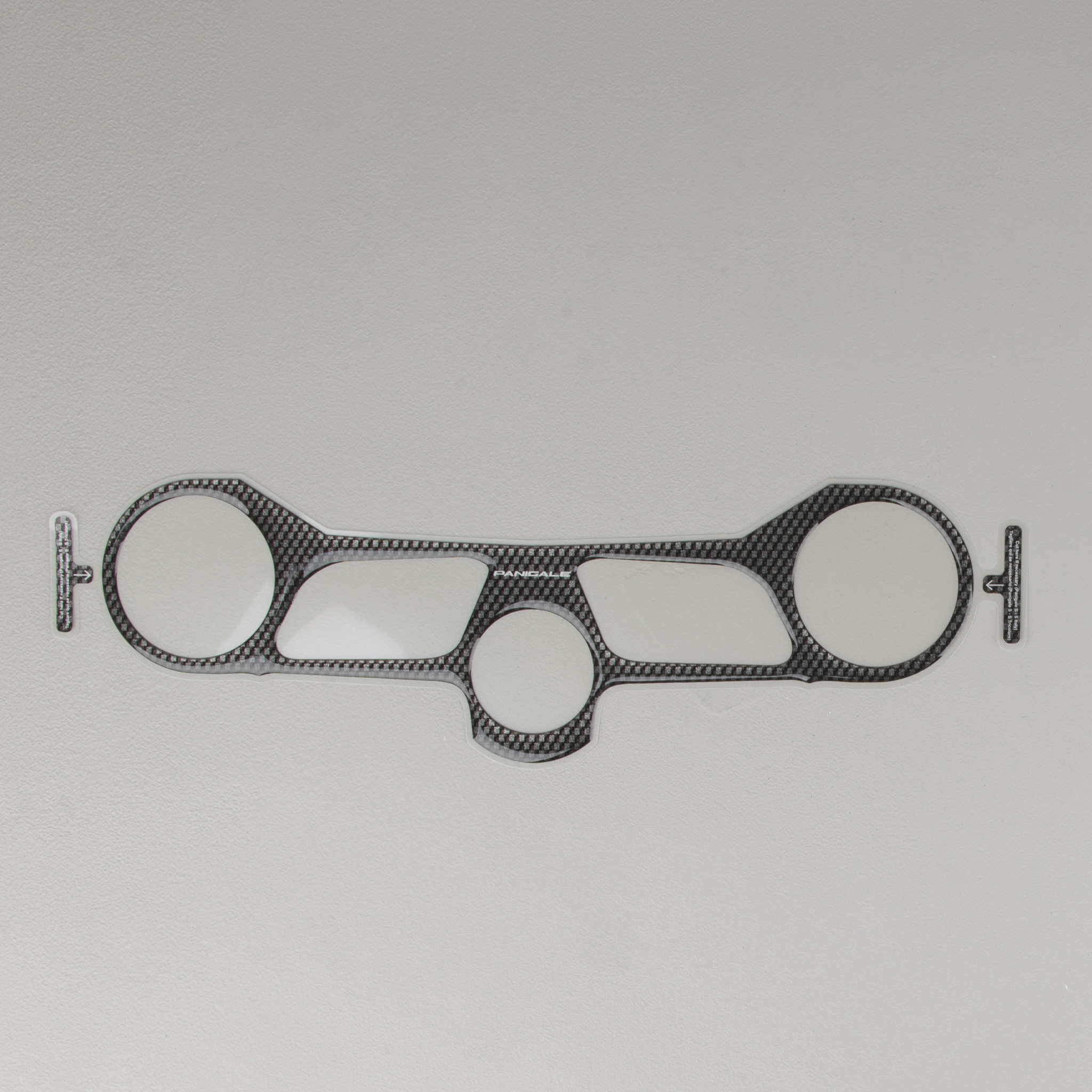 OneDesign Triple Clamp Decal Carbon