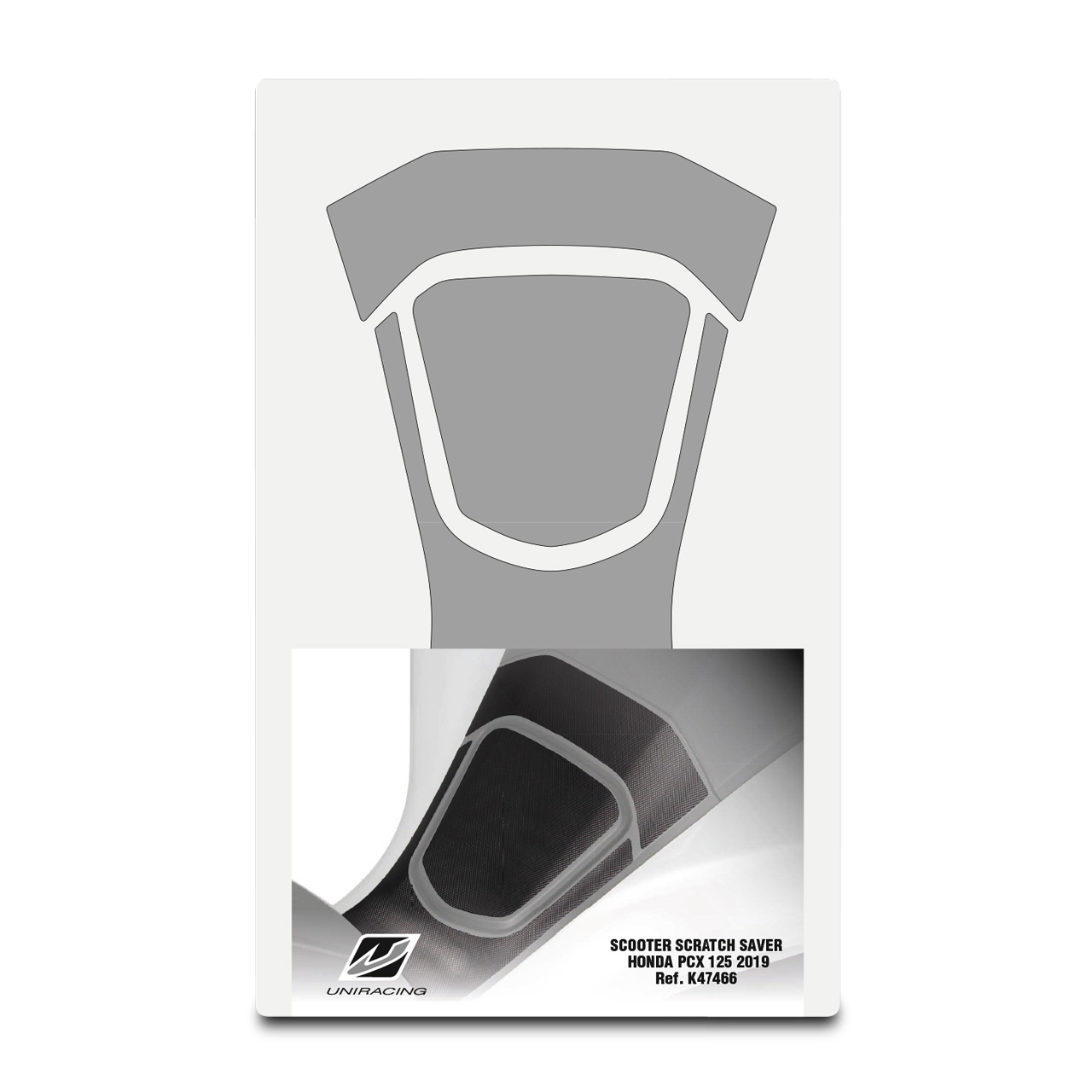 Uniracing Protection Decal Black