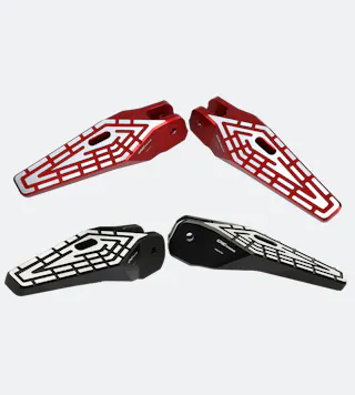 Repose-pieds Pilote Pliables CNC Racing Xdiavel - Bicolore