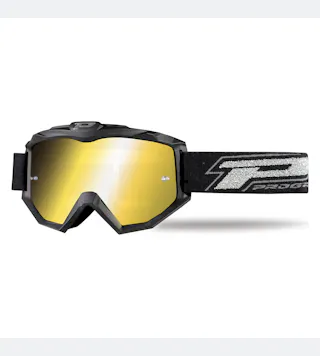 ProGrip 3204 MX Goggle Matte Black/Yellow Mirror