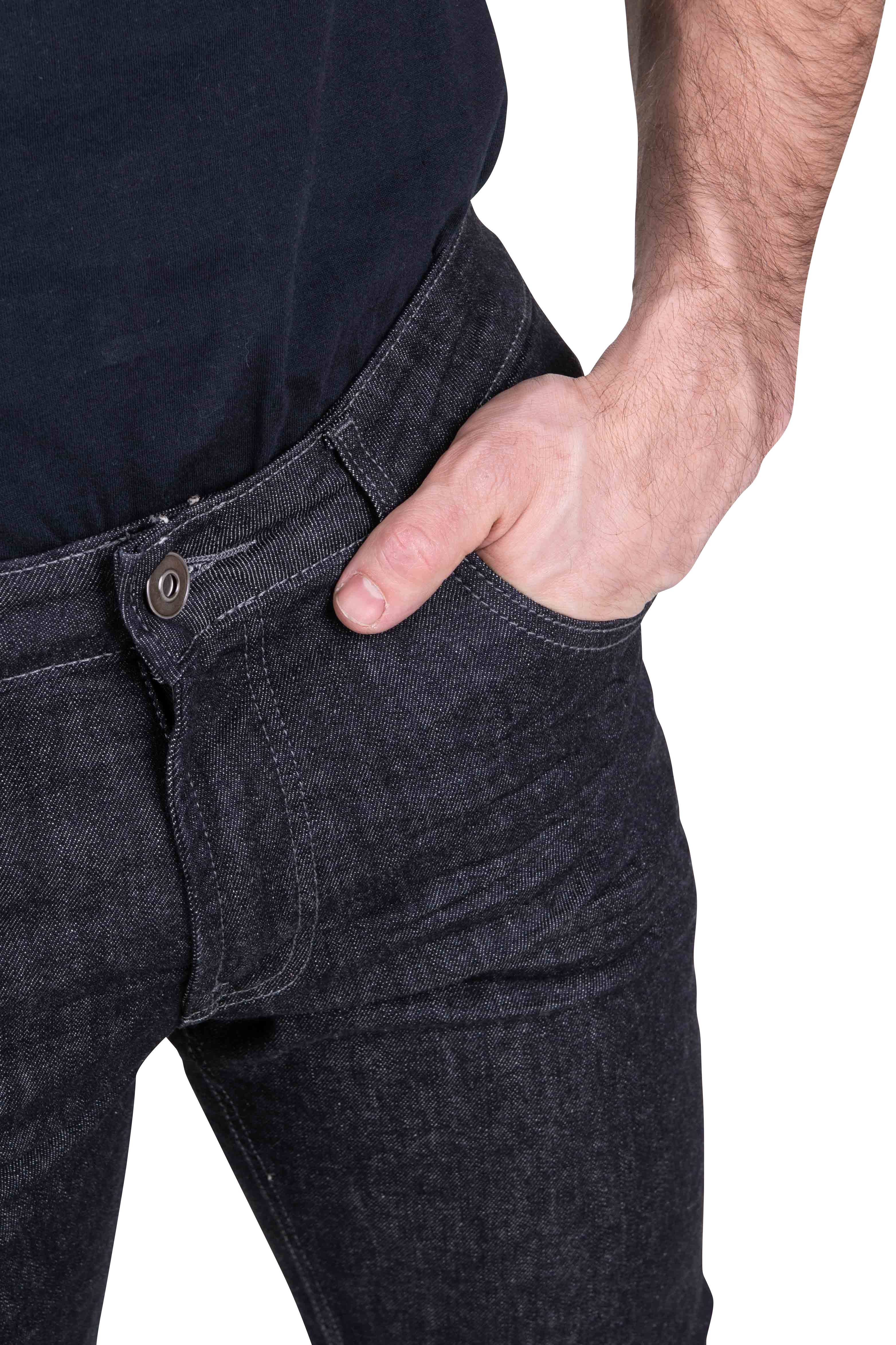 Vaqueros de Moto Course Burnout Refuerzo Aramida Slim Fit