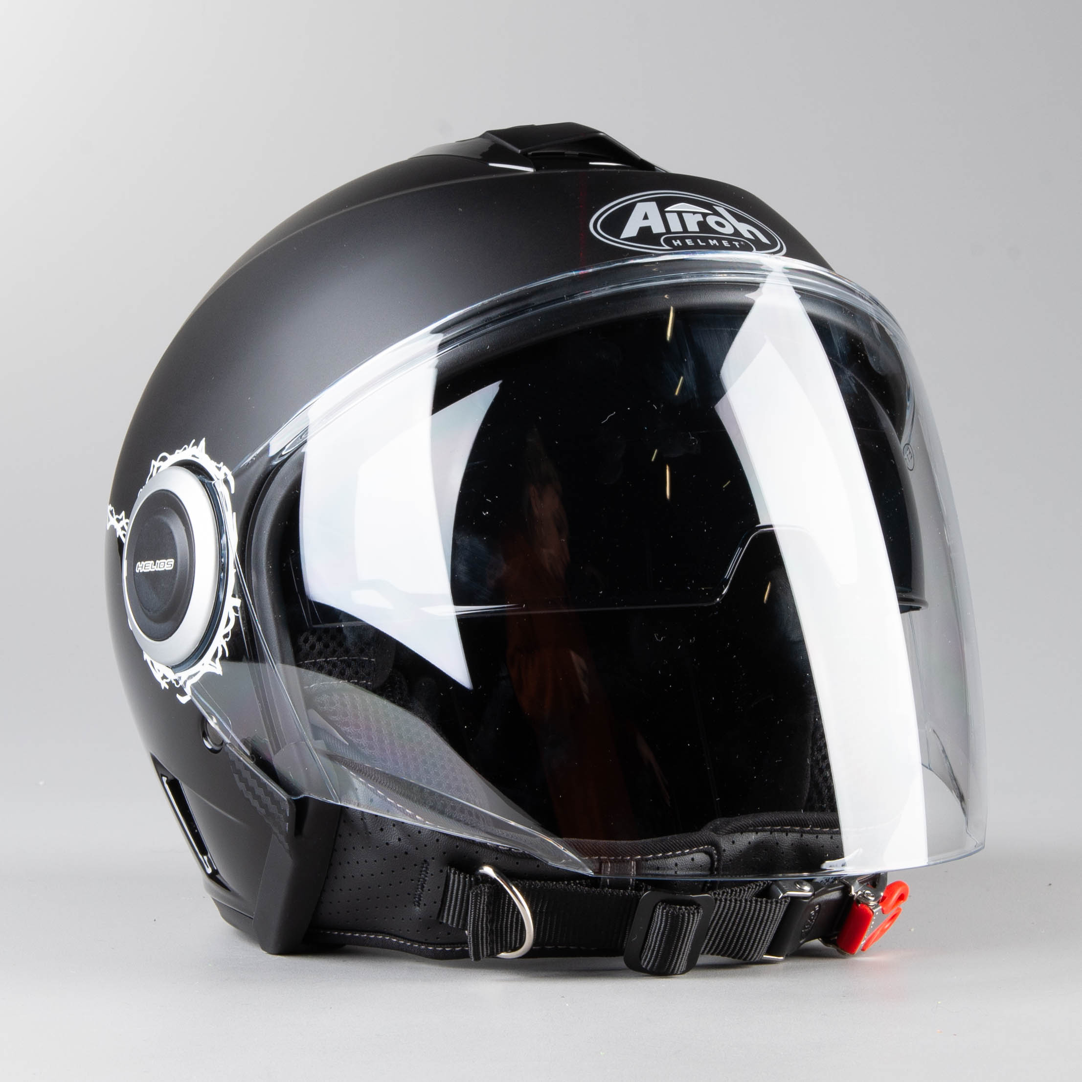 CASCO AIROH HELIOS MAP BLACK MATT L
