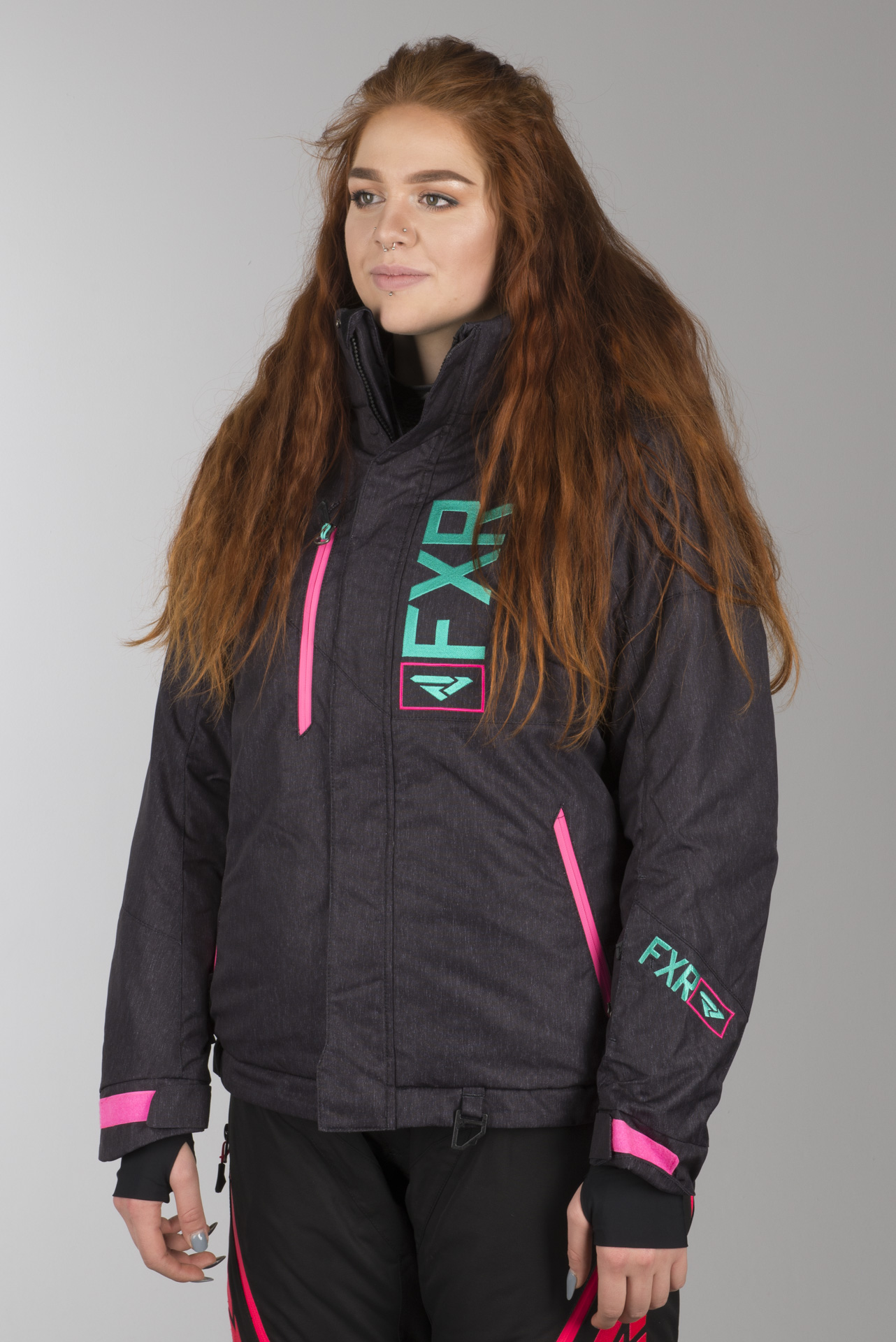 Jacka Dam FXR Fresh Svart Mint Rosa Nu 33% rabatt Jacka Dam FXR Fresh Svart Mint Rosa Nu 33% rabatt