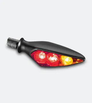 Smerovka Kellermann Rhombus S DF Dark LED 3 v 1 Ľavá
