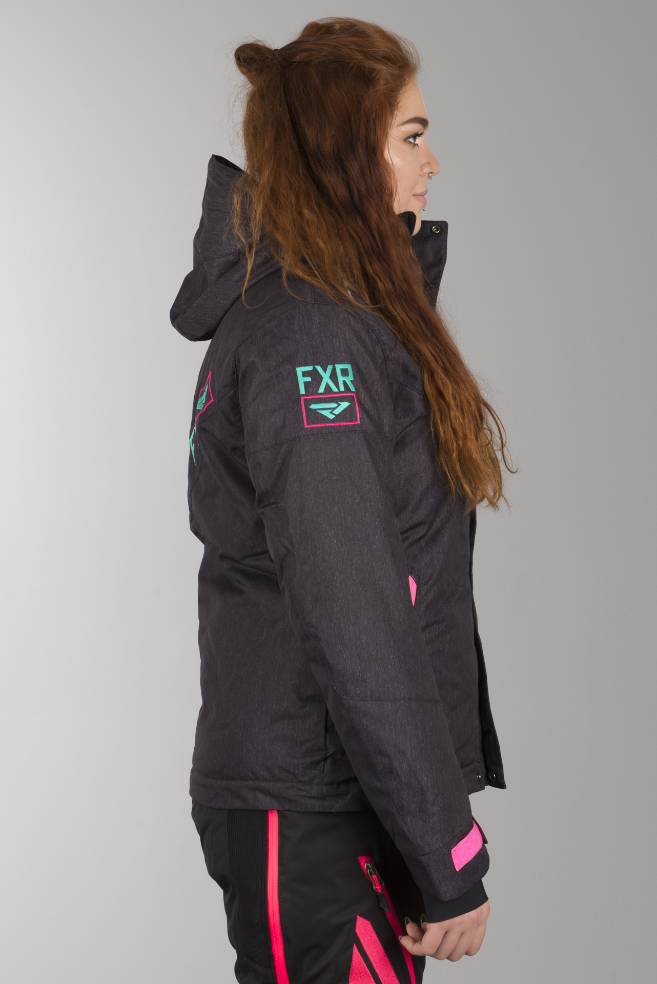 Jacka Dam FXR Fresh Svart Mint Rosa Nu 33% rabatt Jacka Dam FXR Fresh Svart Mint Rosa Nu 33% rabatt